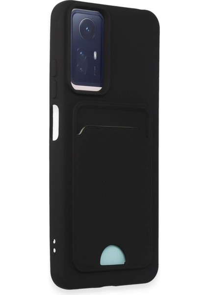 Xiaomi Redmi Note 12S Kılıf Kelvin Kartvizitli Silikon - Siyah Svlrs fiyatları