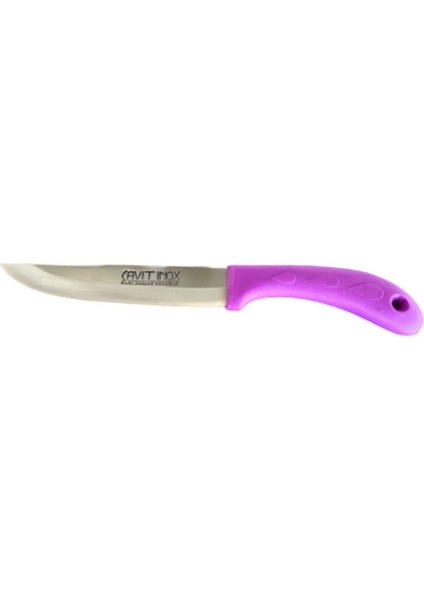 Damla Desenli Uzun Ekmek Bıçağı 24,5 Cm, 2 Adet, Beyaz