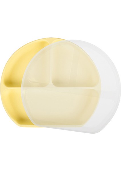 Silikon Beslenme Seti Mama Tabağı, Emzik Kılıfı, Kase, Pipet, Önlük, Çatal-kaşık, Bardak/ Sarı Renk fiyatları