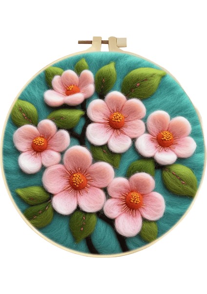 Ruopoty 1 Paket Iğne Keçe Yün Lotus Çiçekleri Yün Iğne Keçe Boyama Yetişkinler Için Kitler Yün Keçe Iplik Malzemeleri Diy Zanaat Renk: MZH-287-2020-XP / Boyut: 20X20CM (Yurt Dışından)