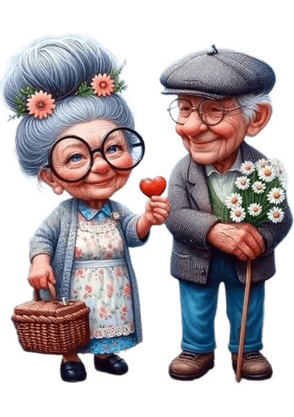 Evershine Yeni Gelenler Numaralara Göre Yağlıboya Resim Yaşlı Portre Kitleri Yaşlı Adam Kadın Numaralara Göre Boyama Karikatür Çerçeve Yok Renk: AABB-4329 / Boyut (Cm): 30X30CM (Yurt Dışından)