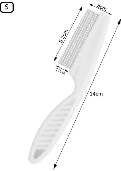 Pire Karası Köpekler ve Kediler Evcil Hayvan Parazit Karası Ince Diş Bakım Aracı Gözyaşı Lekelerini Parazitleri Pulları Temizleme Malzemesi Renk:l (Yurt Dışından)