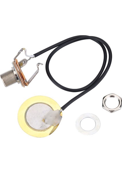 Akustik Gitar Transdüseri Önceden Kablolanmış Amfi Piezo Jack Manyetik Aksesuarı (Yurt Dışından) fiyatları