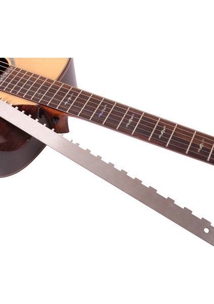 Gitar Sapı Çentikli Düz Kenarlı Luthiers Aleti Perde Rocker Düzleştirici Gibson Fender Veya Gitar Klavyesi ve Perdeleri Için (Yurt Dışından) modelleri