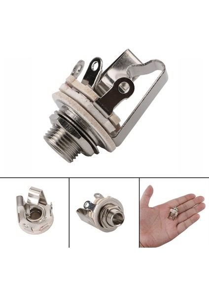 Jack 6.5 Iki Kanallı Ses Kablosu Bağlantı Fişi Soketi Anahtarlı Stereo 6.5 Dişi Gitar Için (Yurt Dışından) fiyatları