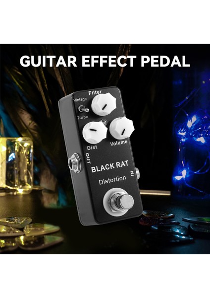 Mosky Black Rat Distortion Mini Gitar Efekt Pedalı (Yurt Dışından) fırsatları