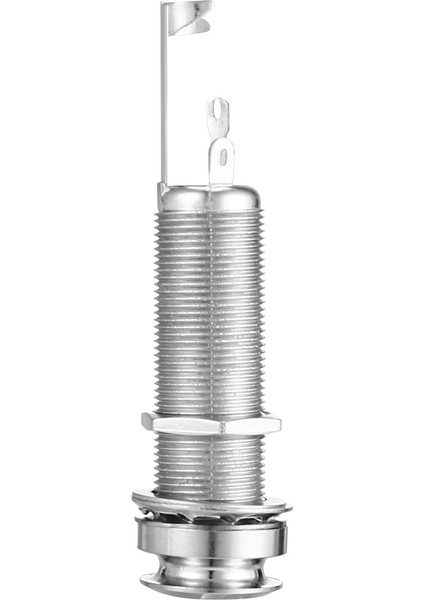 Silindir Klips Uç Pim Mono Panel Çıkış Jak Soketi Elektrik Gitar Bas 6.35MM (Yurt Dışından)