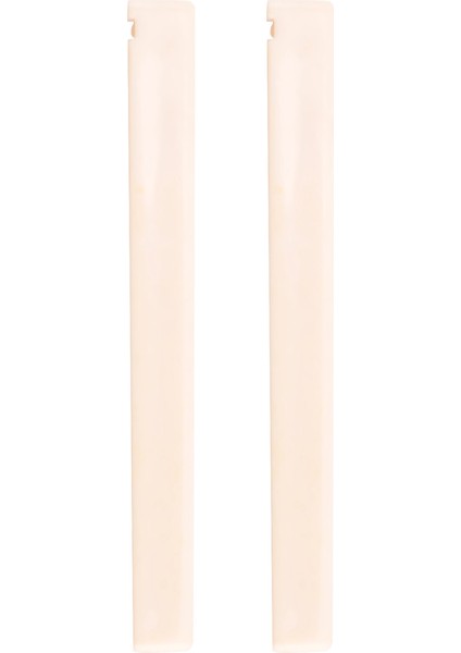 Klasik Gitar Için 2 Adet Yedek Parça Bej Plastik Köprü Eyer Somunu (Yurt Dışından)