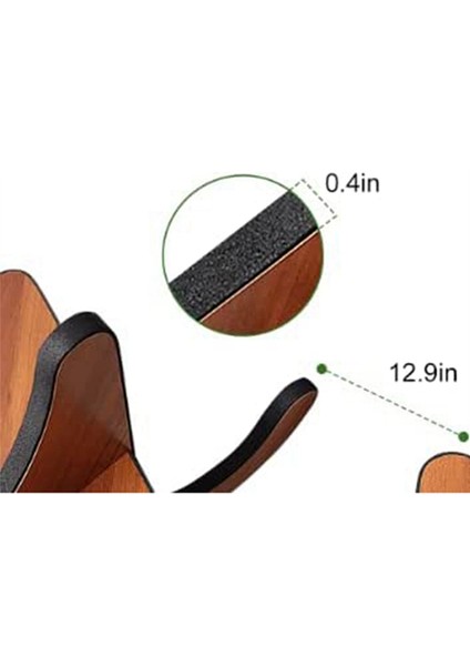 Akustik Klasik Bas Gitar Için Yumuşak Kauçuk Kapaklı Ahşap Stand x Çerçeve Tarzı Taşınabilir Telli Çalgı Standı (Yurt Dışından) fırsatları