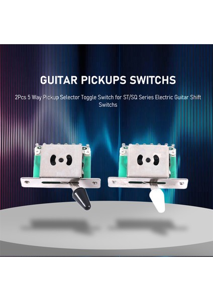 St/sq Serisi Elektrik Gitar Vites Anahtarları Için 2 Adet 5 Yollu Manyetik Seçici Anahtar (Yurt Dışından) fırsatları