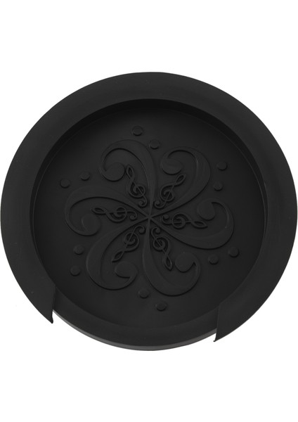 Akustik Gitar Ses Deliği Kapağı Blok Fişi 40"/41" Eq Siyah Için Cızırtı Durdurucu (Yurt Dışından)