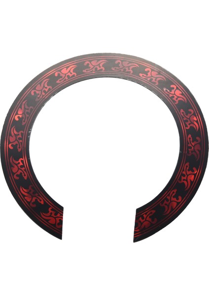 Adet Kırmızı Desenli Soundhole Rozet Çıkartma Etiketi Akustik Klasik Gitar Parçalarının Değiştirilmesi Için (Yurt Dışından)