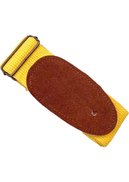 Gitar Askısı Folk Ayarlanabilir Saf Pamuk Gitar Askısı Elektrik Gitar Askısı Akustik Gitar Evrensel Askısı (Sarı) (Yurt Dışından)