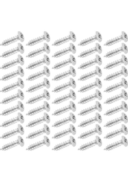 50X Gitar Bas Vidaları Scratchplates Pickguard Parçaları, Gümüş (Yurt Dışından) fiyatları