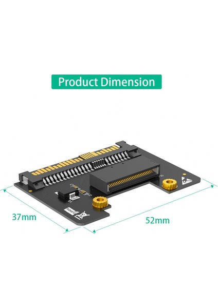 U.2 SFF-8639 - Nvme Cetvel 1u Gen-Z Edsff Kısa SSD E1.s Taşıyıcı Adaptörü (Yurt Dışından) fırsatları