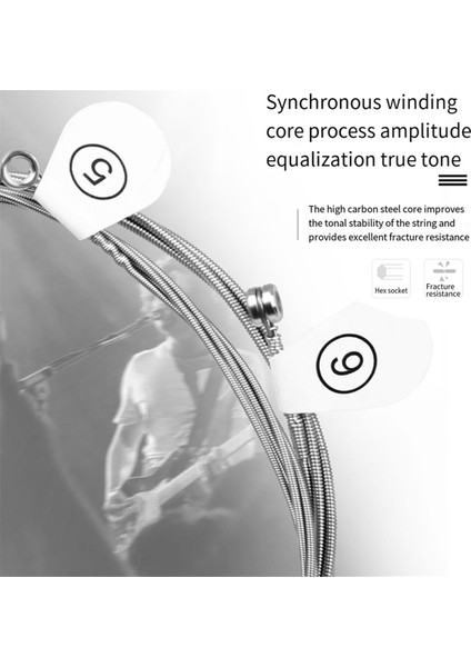 Irın E139 Elektro Gitar Tel Seti 6 Parça Paslanmaz Gitar Telleri (Yurt Dışından) modelleri