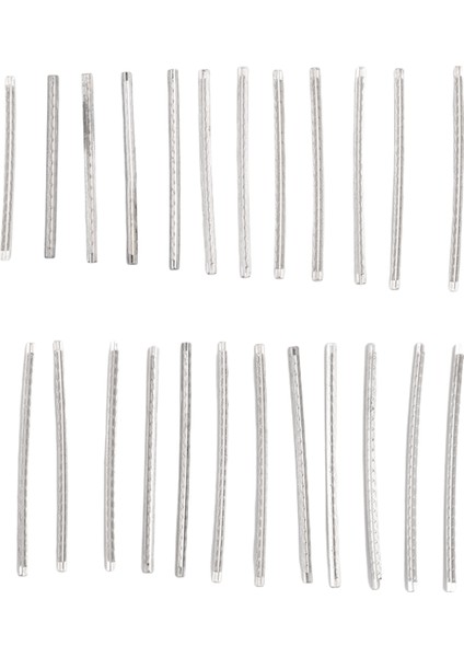 2.9mm Akustik Elektrik Gitar 24 Perde Perde Teli Perde Teli Seti, Gümüş (Yurt Dışından)