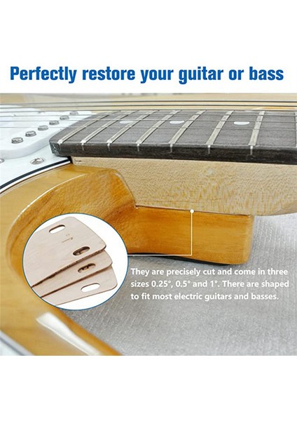 3 Parça Gitar Sap Pedi, Masif Akçaağaçtan Yapılmış, Cıvatalı Sap Için Koruyucu Gitar Sap Pedi (Yurt Dışından) modelleri