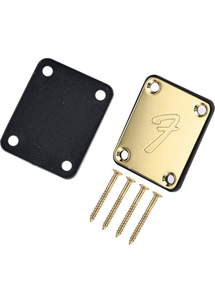 70S 4 Cıvatalı Gitar Sap Plakası Vidalı Sap Plakası (Altın) (Yurt Dışından)