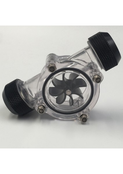 G1/4 Inç Akış Göstergesi, Şeffaf Ana Gövde, Siyah Bıçak, Mat Siyah Pc Bilgisayar Su Soğutma Sistemi Akış Ölçer Göstergesi (Yurt Dışından) modelleri