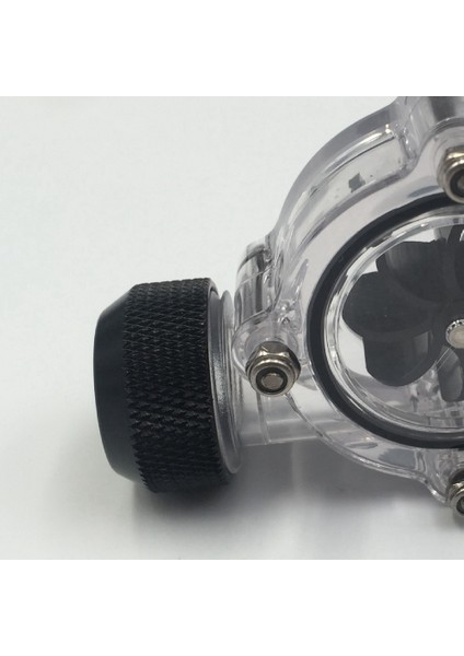 G1/4 Inç Akış Göstergesi, Şeffaf Ana Gövde, Siyah Bıçak, Mat Siyah Pc Bilgisayar Su Soğutma Sistemi Akış Ölçer Göstergesi (Yurt Dışından) fırsatları