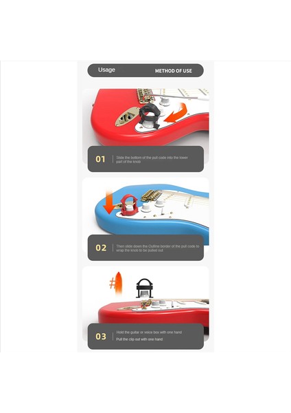 Gitar Düğmesi Çekme Aleti Pullit Düğme Çekme Aleti Luthier Onarım Aleti Düğmeler Burçlar Çekme Aleti Siyah (Yurt Dışından) fırsatları