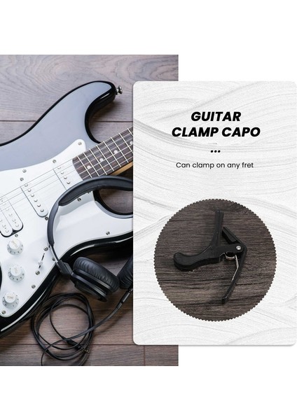 Premium Hızlı Değişim Folk Akustik Elektrik Gitar Banjo Tetik Kapo Tuş Kelepçesi (Yurt Dışından) modelleri