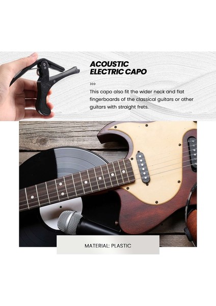 Premium Hızlı Değişim Folk Akustik Elektrik Gitar Banjo Tetik Kapo Tuş Kelepçesi (Yurt Dışından) fırsatları