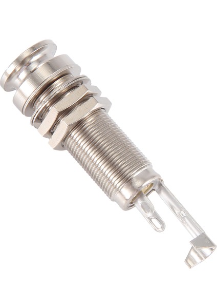 A1347 1 Parça Gitar Bas Uç Pin Çıkış Jakı 1/4 Inç Mono Veya Stereo Uygulamalar Gümüş (Yurt Dışından) modelleri