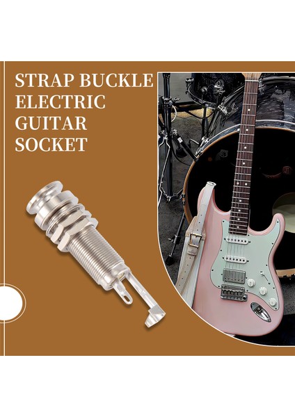 A1347 1 Parça Gitar Bas Uç Pin Çıkış Jakı 1/4 Inç Mono Veya Stereo Uygulamalar Gümüş (Yurt Dışından) fırsatları