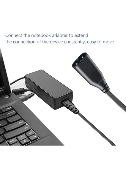 Iec 320 2-Pin C7 Dişi - C8 Erkek Şekil 8 Güç Adaptörü Uzatma Kablosu Hoparlör ve Yazıcı Için (0,3 M) (Yurt Dışından) fırsatları