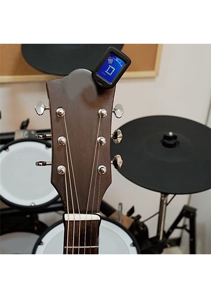 Akustik/elektrik Gitar, Ukulele, Keman, Bas, Kromatik Ayar Modları Için Profesyonel Klipsli Gitar Akort Cihazı (1 Paket) (Yurt Dışından) fırsatları