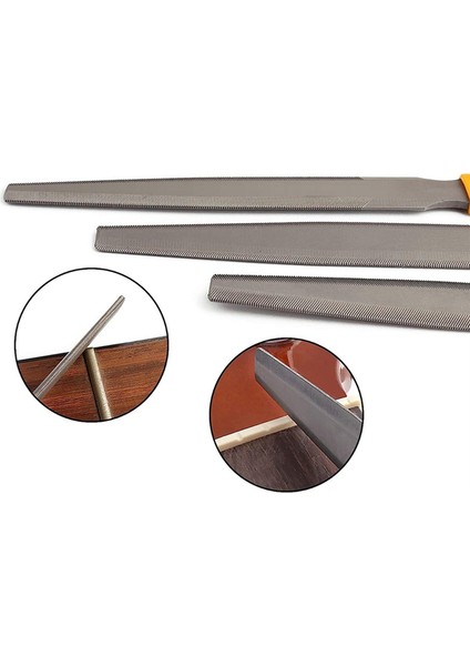 3 Parça Konik Gitar Somunu Dosyası Somun Yuvası Dosyası Seti Çift Kenarlı Tel Dosyası Ahşap Gitar Bas Tel Aracı (Yurt Dışından) fiyatları