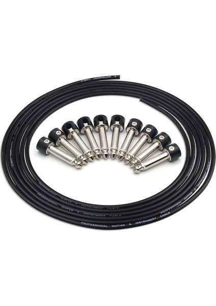 Lehimsiz Konnektörler Tasarım Gitar Kablosu Kendin Yap Gitar Pedal Yama Kablosu Kiti (Yurt Dışından) fiyatları