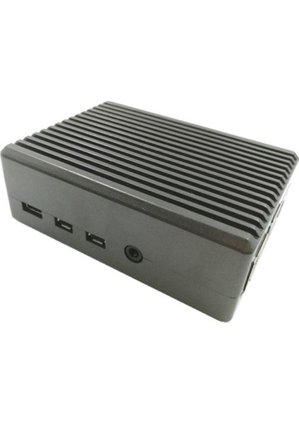 Raspberry Pi 4 Için Alüminyum Alaşımlı Kasa Raspberry Pi 4 Model B Gri Için Metal Kabuk Pasif Soğutma Muhafazası (Yurt Dışından)