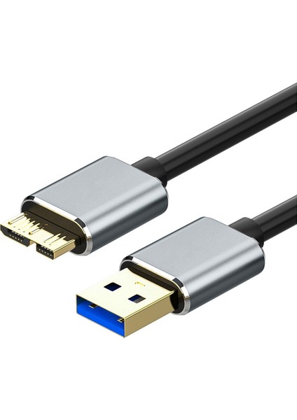 Sabit Disk Harici Kablo USB Micro-B HDD Kablo Micro-B Veri Kablosu SSD Sata Kablosu Sabit Disk Micro-B Usb3.0, 0.5m (Yurt Dışından)