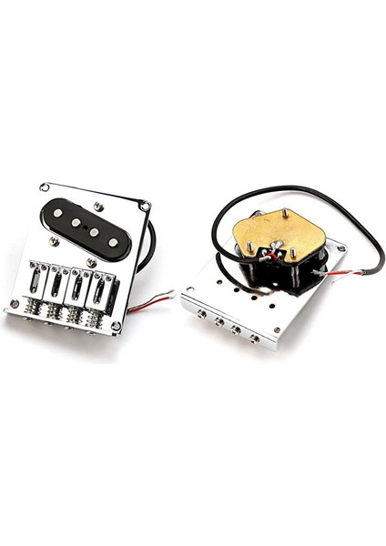 4 Telli Bas Gitar Köprüsü ve Eski Tarz Pikaplı Cigar Box Gitar Yedek Parçaları (Yurt Dışından) fırsatları