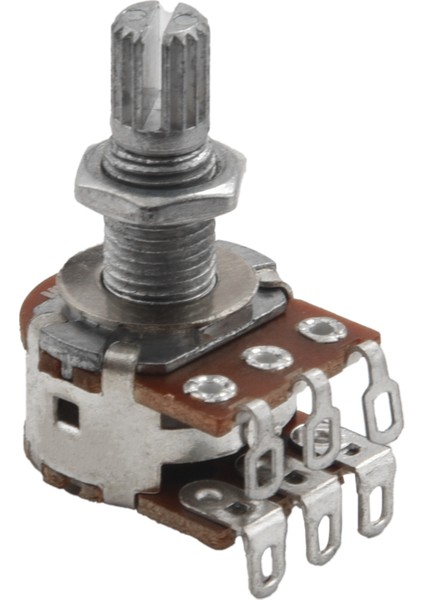 1 Adet MN500K Çift Karışım Denge Potansiyometresi (Pot) Gitar Bas Ses Tonu Kontrol Anahtarı (Yurt Dışından)