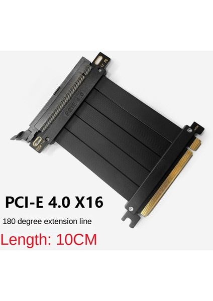 Tam Hızlı Pcı-E 4.0 16X Grafik Kartı Uzatma Kablosu Adaptör Kartı Genişletme Bağlantı Noktası 180 Derece 10CM Kablo (Yurt Dışından) fırsatları