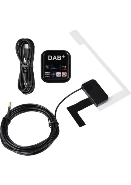 Dab + USB Android Araba Radyo Tuner Pencere Anteni Navigasyon App Kontrol Kiti Evrensel Dab USB Dongle Dijital (Yurt Dışından)