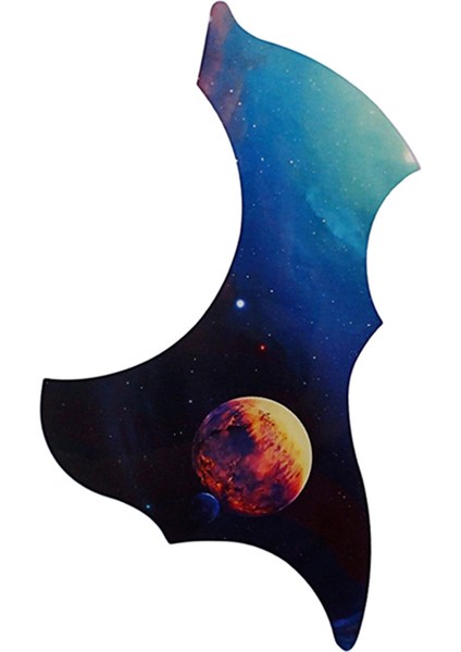 Akustik Gitar Pena Koruyucusu Cool Pickguard Scratch Guard Plakası Yedek Kendinden Yapışkanlı Gitar Aksesuarları (Yurt Dışından)