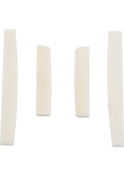 2 Set 4 Adet 6 Telli Akustik Gitar Kemik Köprü Eyeri ve Gerçek Kemikten Yapılmış Somun (Yurt Dışından)