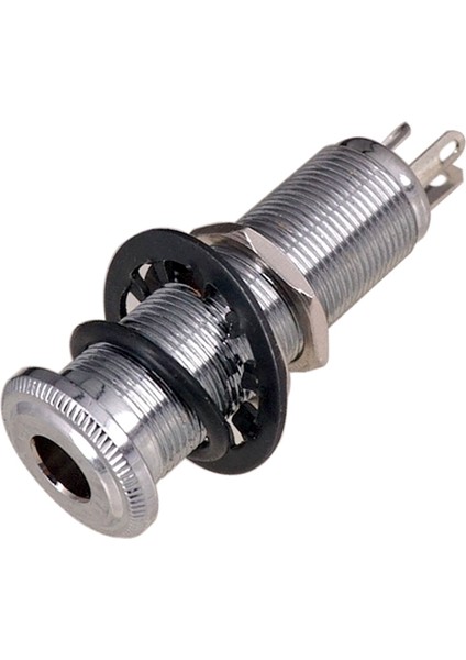 6.35MM Pirinç Dişli Silindir Bas Gitar Jakı Manyetik Çıkış Giriş Fiş Soketi Elektrik Gitar Aksesuarları, Gümüş (Yurt Dışından) modelleri