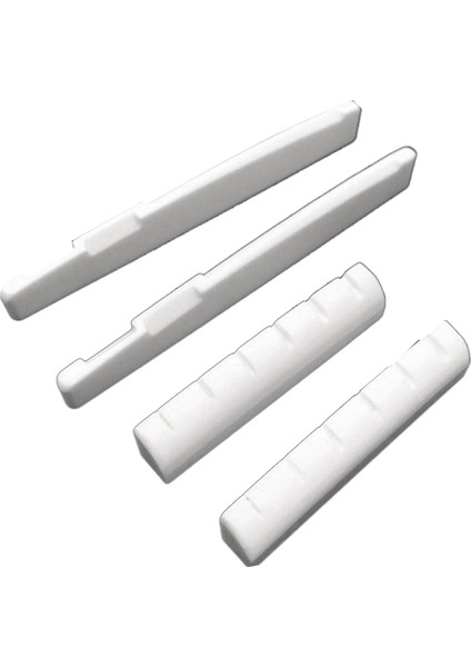 4 Adet 6 Telli Akustik Gitar Kemik Köprü Eyeri 72MM ve Somun 43MM Kemik Somun Üst Folk Yastık Folk Alt Yastık (Yurt Dışından)