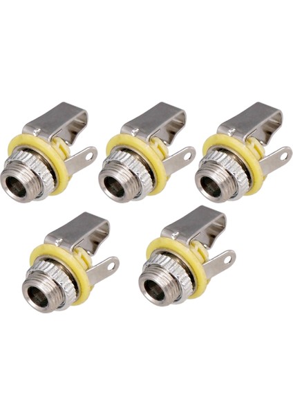 Adet 3.5mm 1/8 Inç Mono Giriş Jakı Fiş Soketi Elektrik Gitar Bas Kulaklık Hoparlör Jakı Fiş Soketleri (Yurt Dışından)