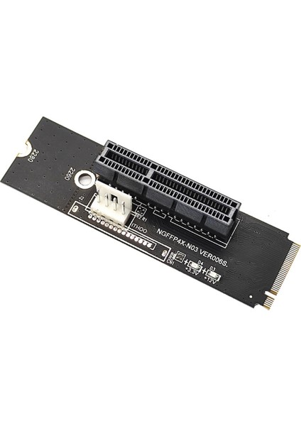 Ngff M.2 - Pcı-E 4x X1 Yükseltici Kart M2 Nvme - Pcıe X4 Gpu Btc Madenciliği Için LED Voltaj Göstergesi (Yurt Dışından) fiyatları