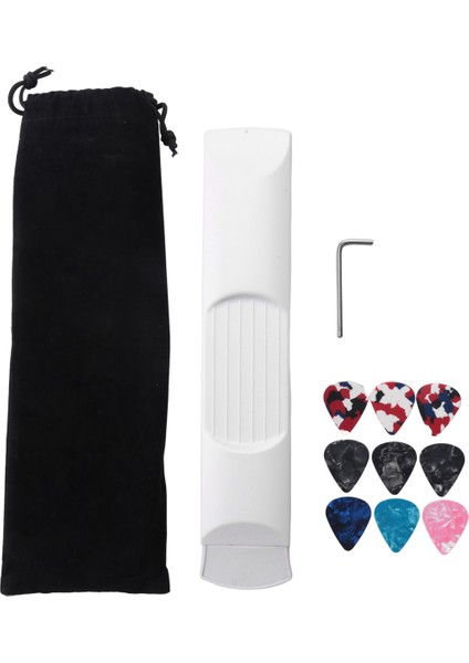 Cep Gitar Çalışma Sapı, Gitar Eğitmeni 6 Perde Taşınabilir Gitar Akor Çalışma Aracı Başlangıç Seviyesi Için (Yurt Dışından)