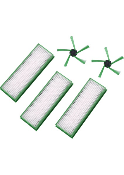 Vorwerk Kobold VR200 ve VR300 Vakum Robotları Için Aksesuar Seti - 3x Hepa Filtreler ve 2x Yan Fırçalar (Yurt Dışından) modelleri