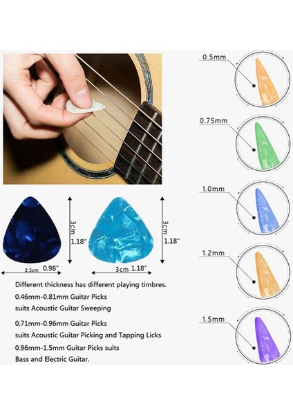 Gitar Penaları ve Kutuları Reçine Kalıp Silikon Pena Kalıbı Dıy Gitar Bas Penaları Başparmak Parmak Penaları, A (Yurt Dışından) modelleri