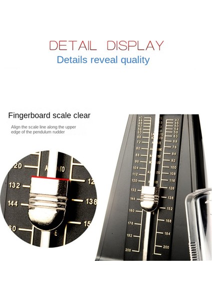 Metronom Piyano Mekanik Metronom Evrensel Enstrüman Metronomu Piyano, Gitar, Erhu Için Uygun (Yurt Dışından) modelleri